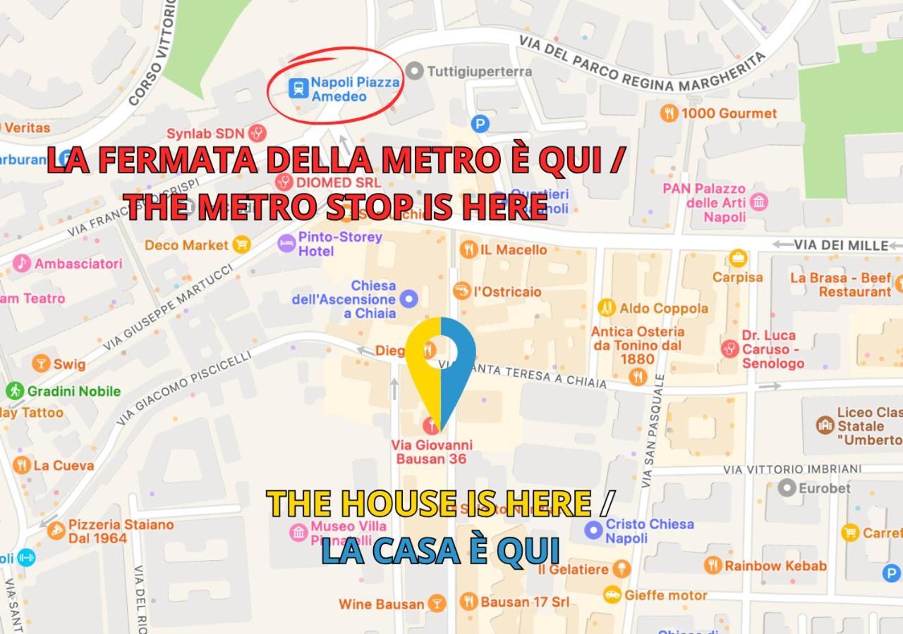 Ferienwohnung Metro Amedeo - Stanza Privata Con Vasca Idromassaggio Neapel Exterior foto